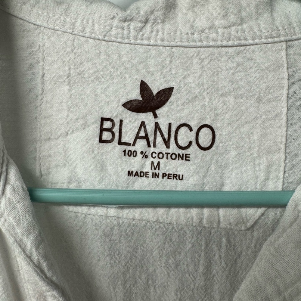 Blanco White Cotton Shirt